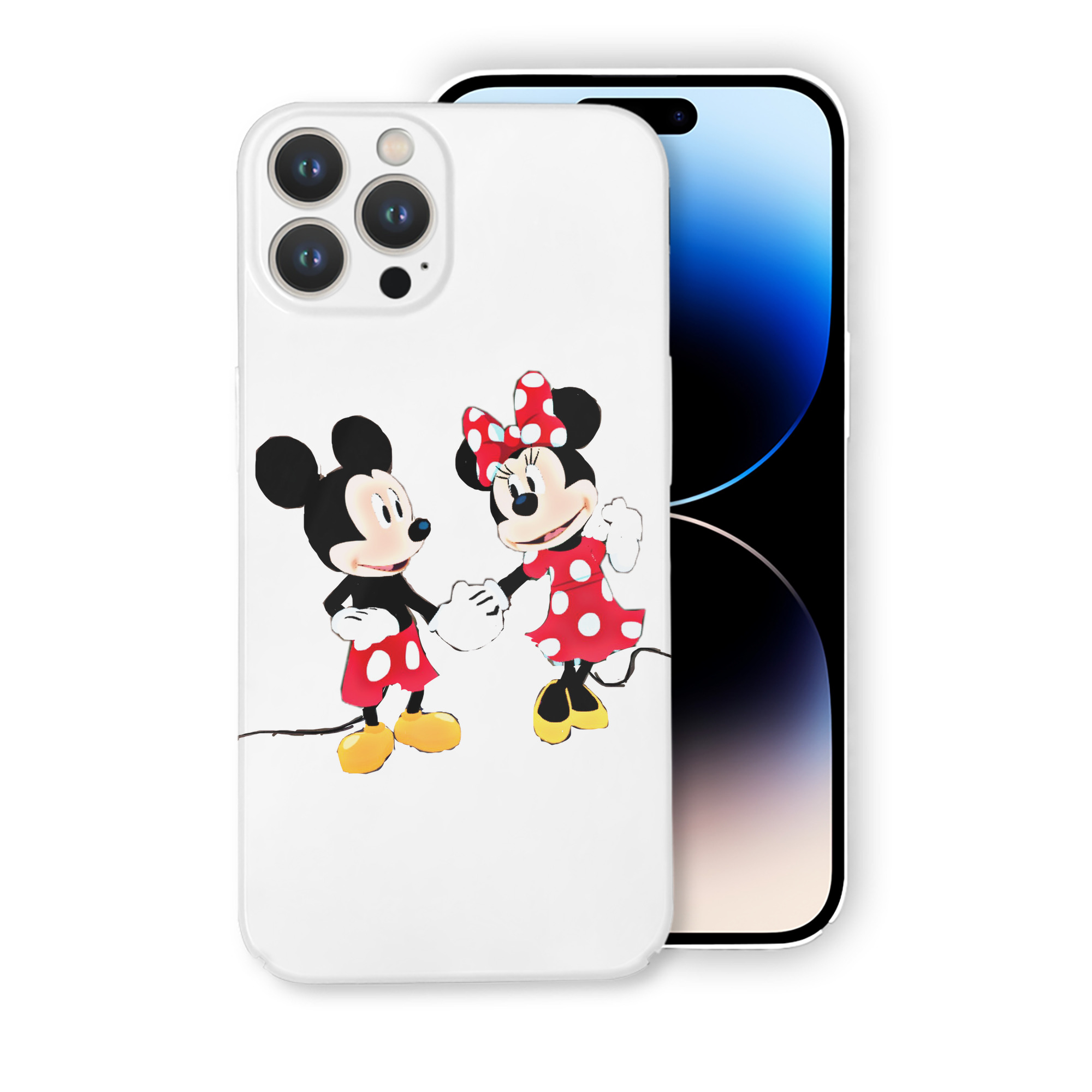 （画像用） ミッキーマウス Mickey Mouse 【iPhone 14シリーズ対応】ハードケース